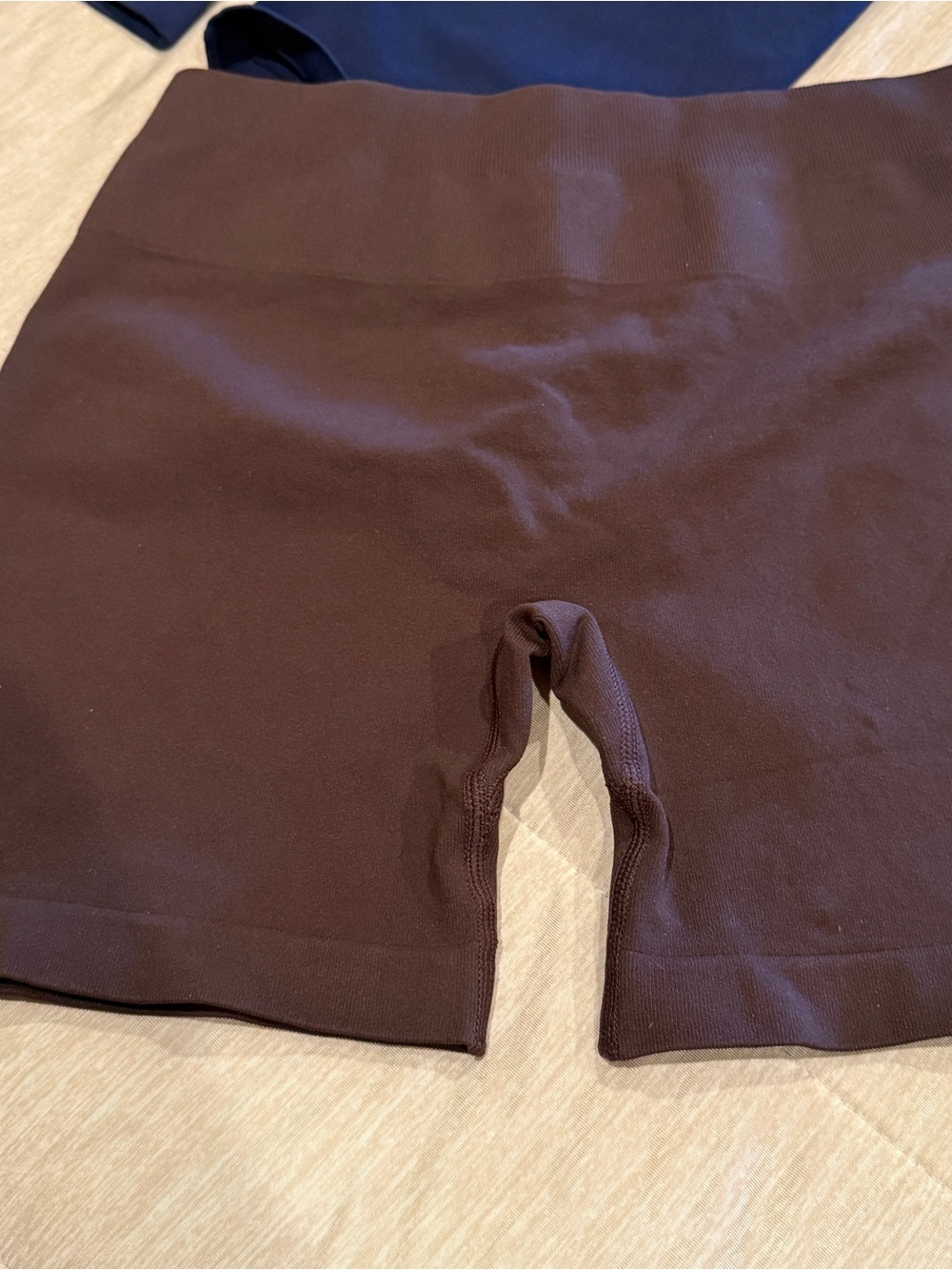 AUROLA Power Workout Shorts - Black, Brown, Navy (3-Pack) - Picture 3 of 4